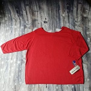 NWT Orange Plus Size Top